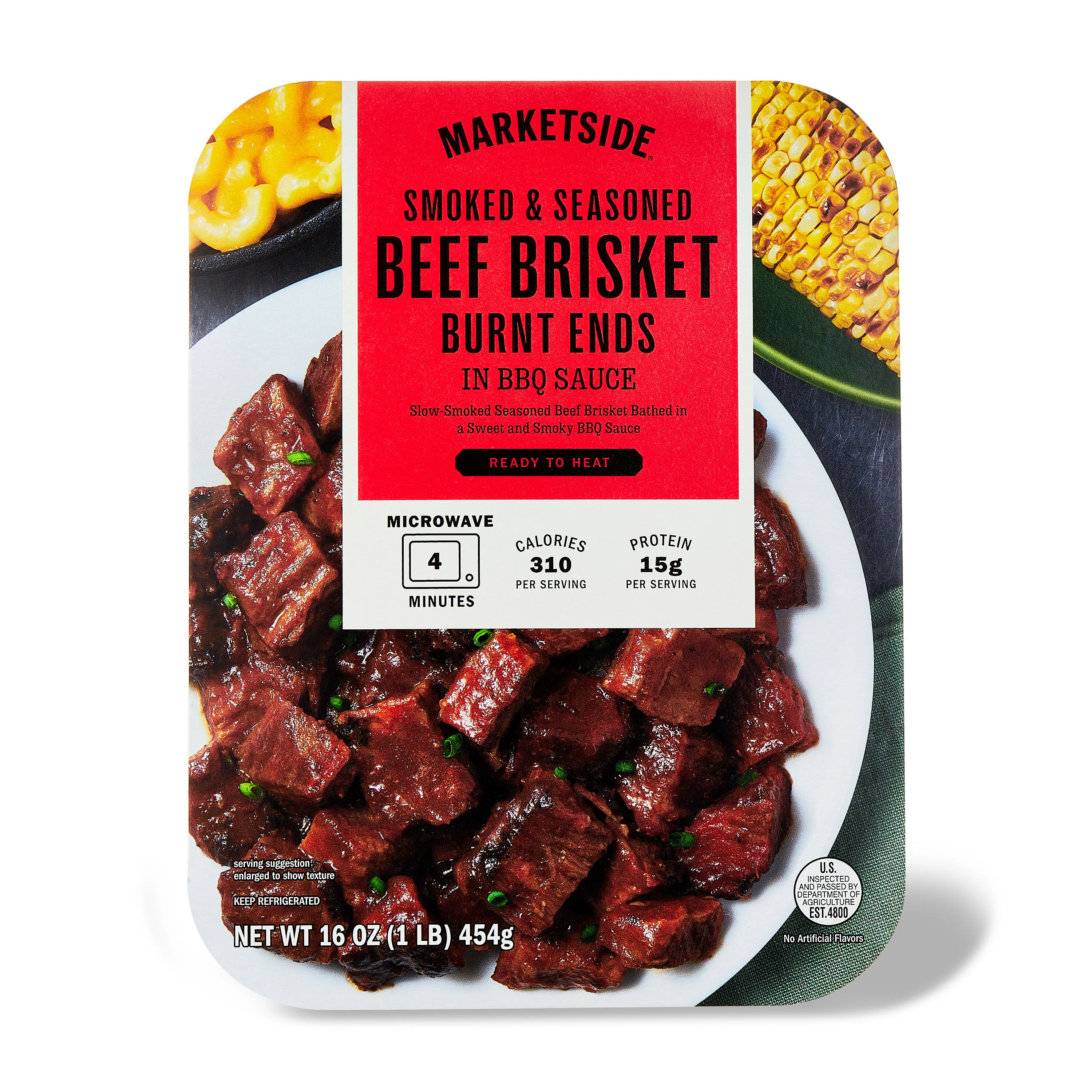 Marketside Ready To Heat BBQ Beef Brisket Burnt Ends, 16 oz