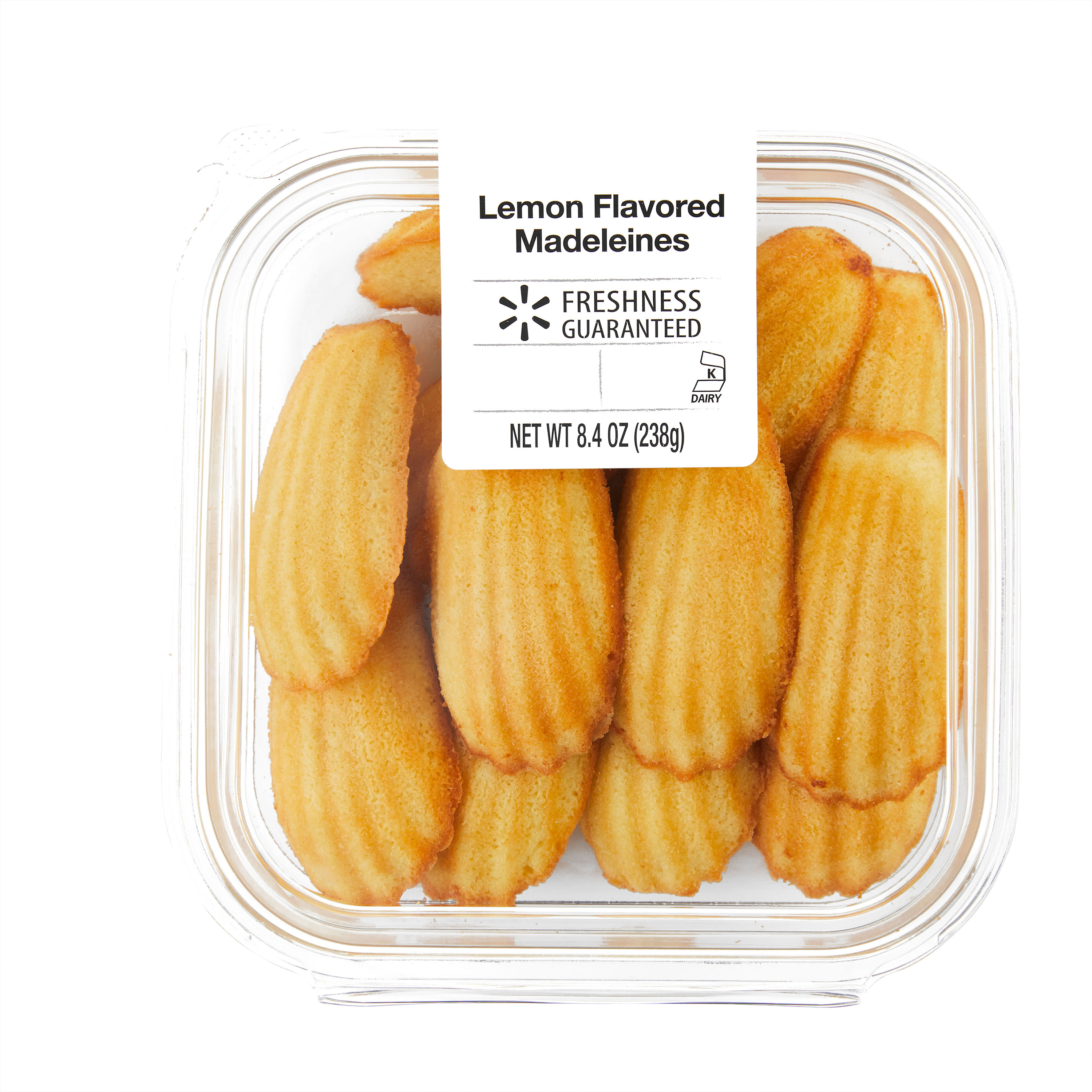Freshness Guaranteed Baked Lemon Flavored Madeleines Shell Shaped Cookies, 8.4 oz, 12 Count, Ready to Eat