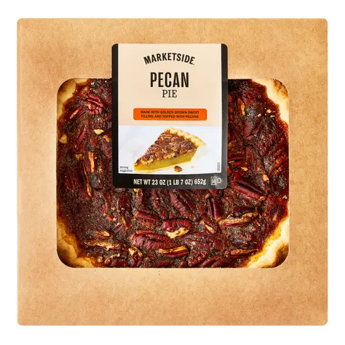 Marketside 8-inch Pecan Pie, Baked, 23 oz Box