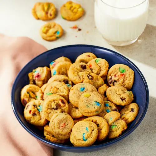Marketside Bite Sized Candy Baked Cookies Made with M&M'S, 12 oz, 48 Count thumbnail 3