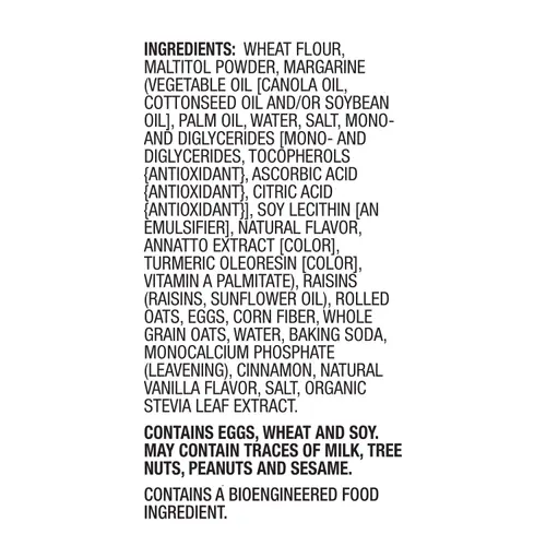 Freshness Guaranteed No Sugar Added Oatmeal Raisin Bakery Cookies, 14 oz, 10 Count, Baked thumbnail 4