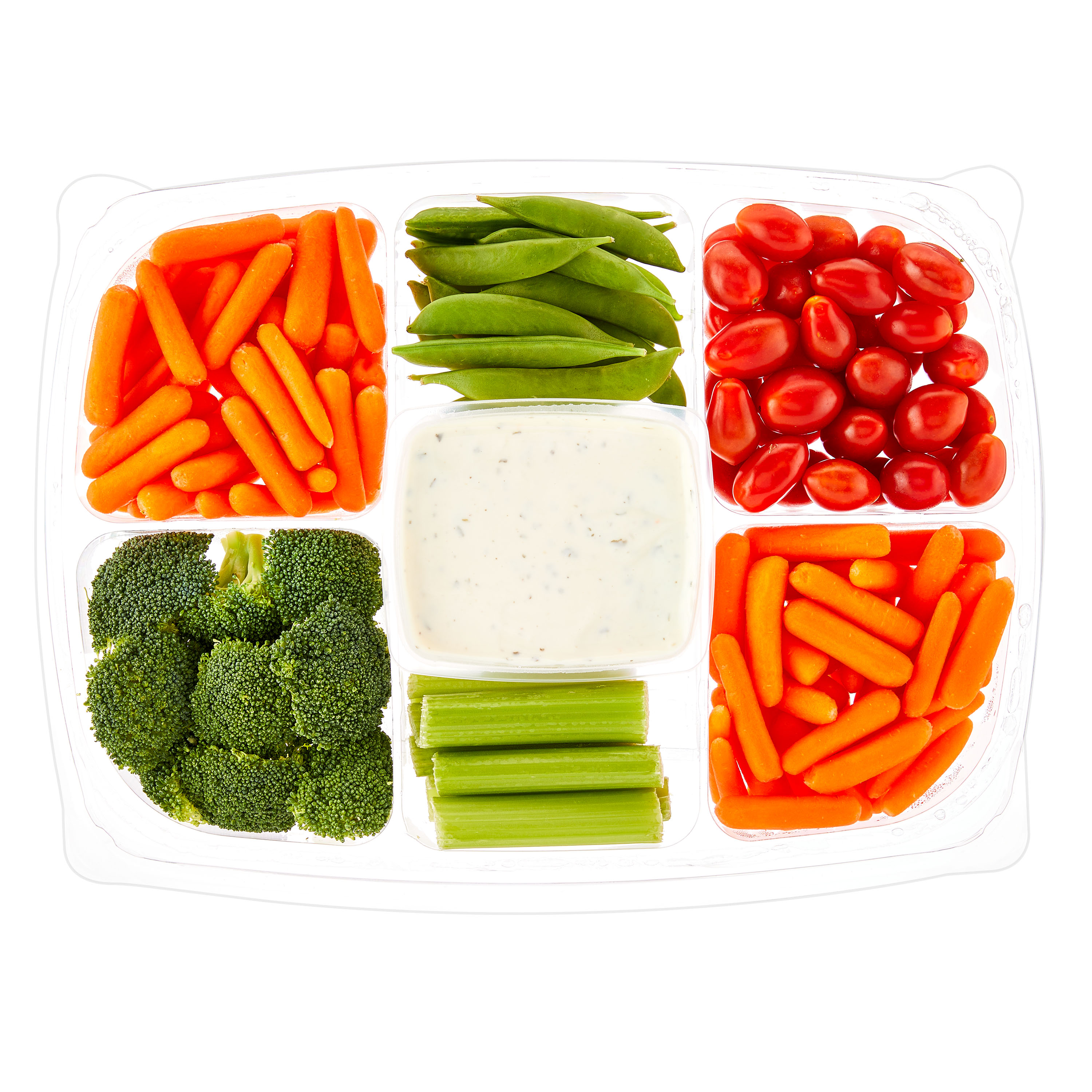 Freshness Guaranteed Vegetable Tray with Ranch Dip, 40 oz