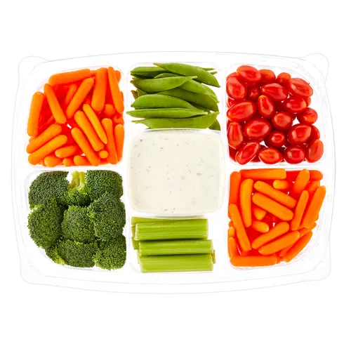 Freshness Guaranteed Vegetable Tray with Ranch Dip, 40 oz
