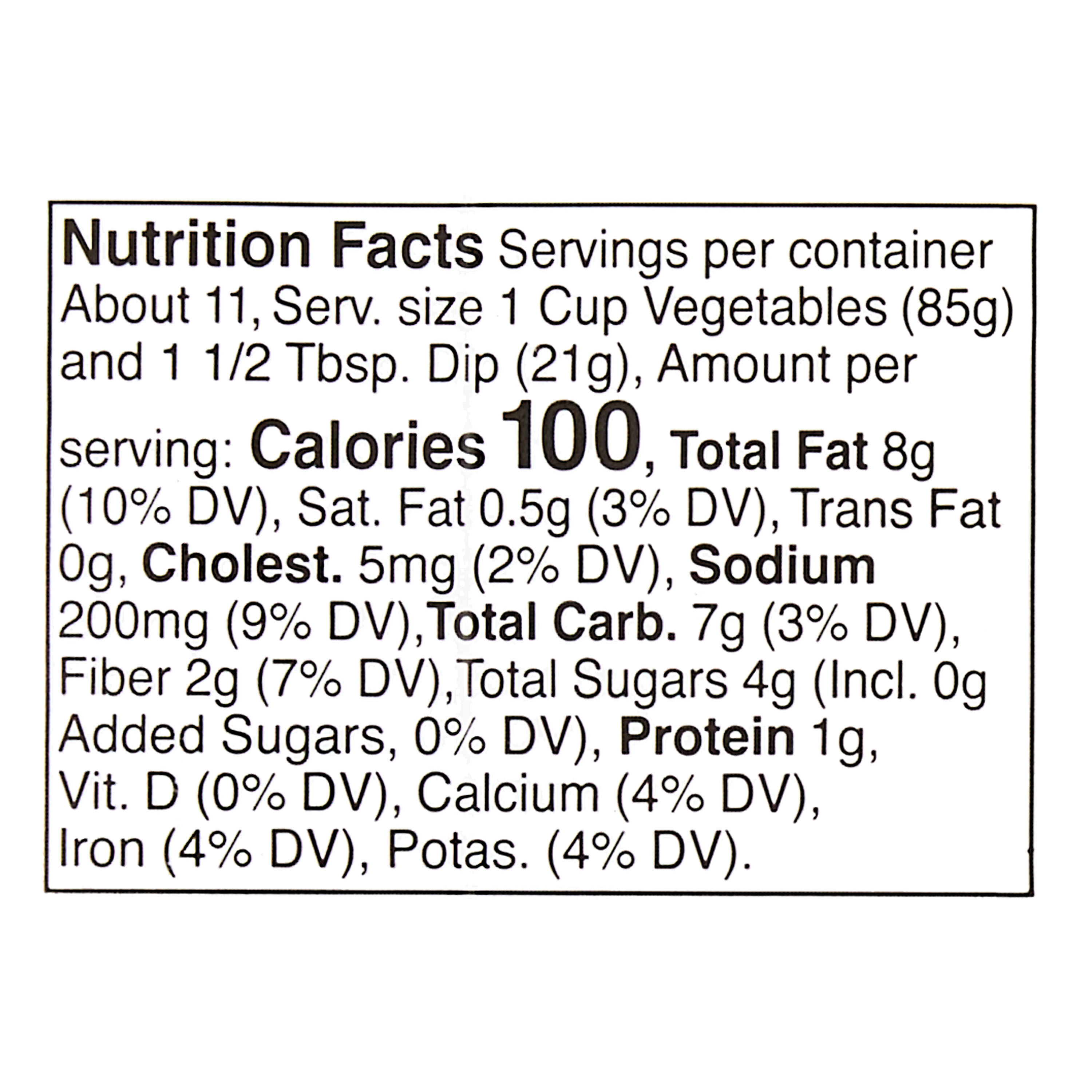 Freshness Guaranteed Vegetable Tray with Ranch Dip, 40 oz thumbnail 3