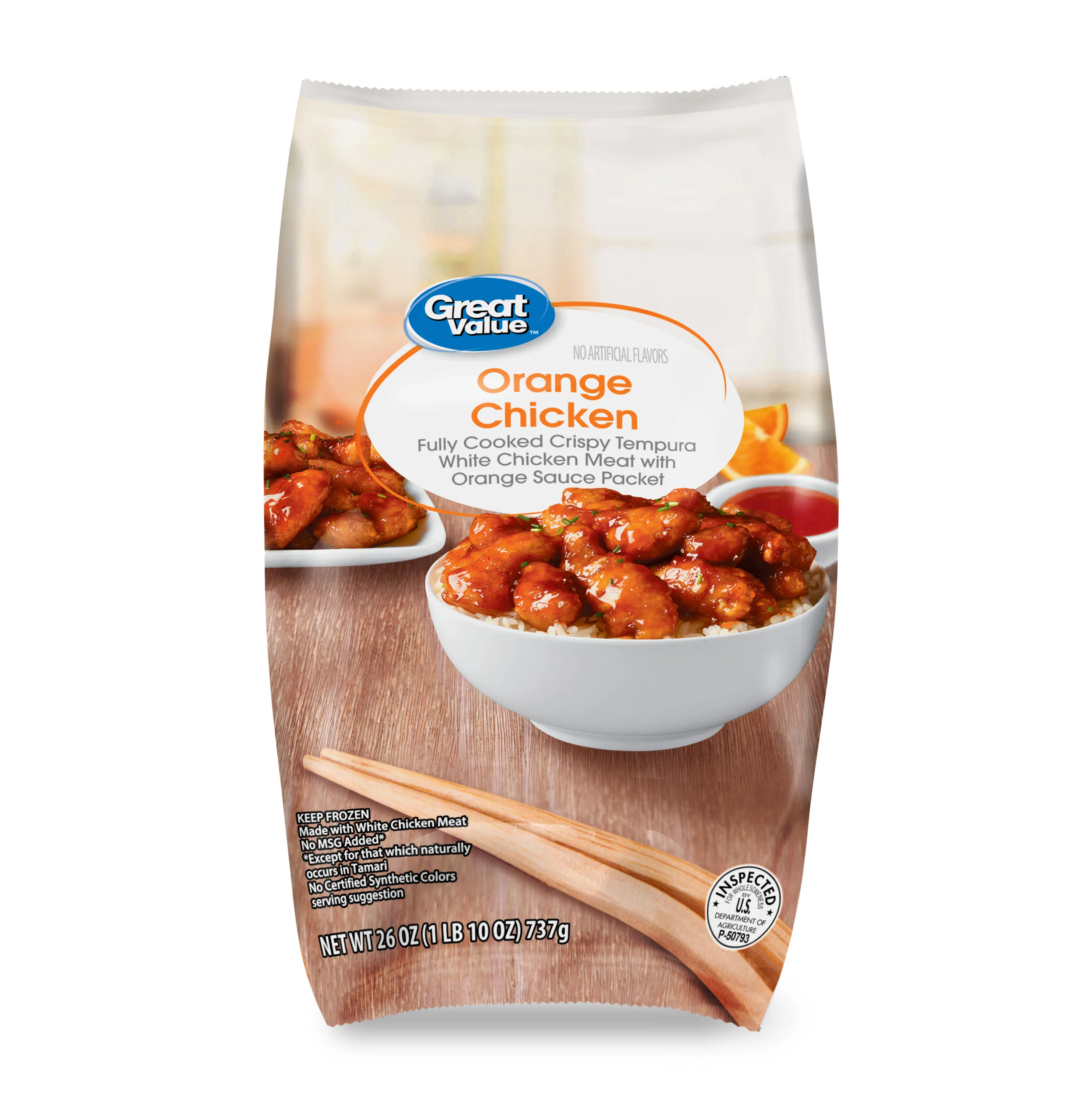 Great Value Orange Chicken, 26 oz