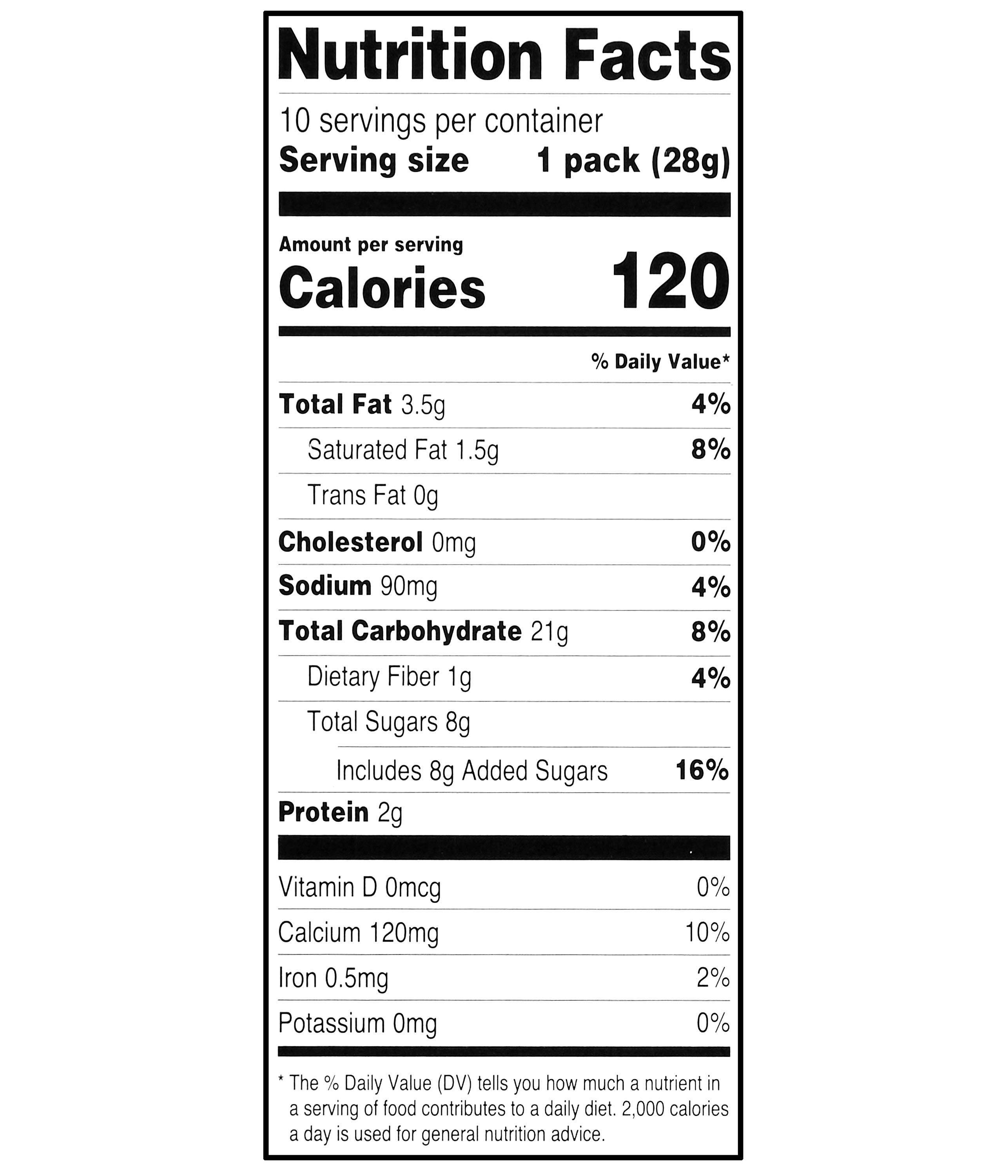 Great Value Mini Bear Honey Graham Cookies, 1 oz, 10 Snack Packs thumbnail 4