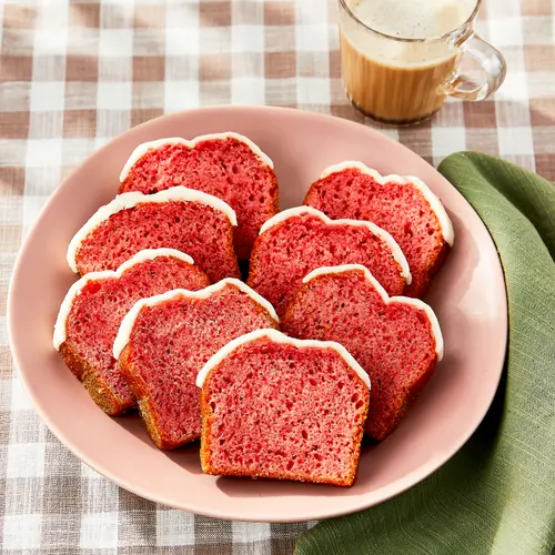 Marketside Iced Strawberry Sliced Loaf Cake, 14 oz, 8 Count thumbnail 3