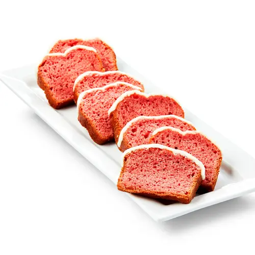 Marketside Iced Strawberry Sliced Loaf Cake, 14 oz, 8 Count thumbnail 4
