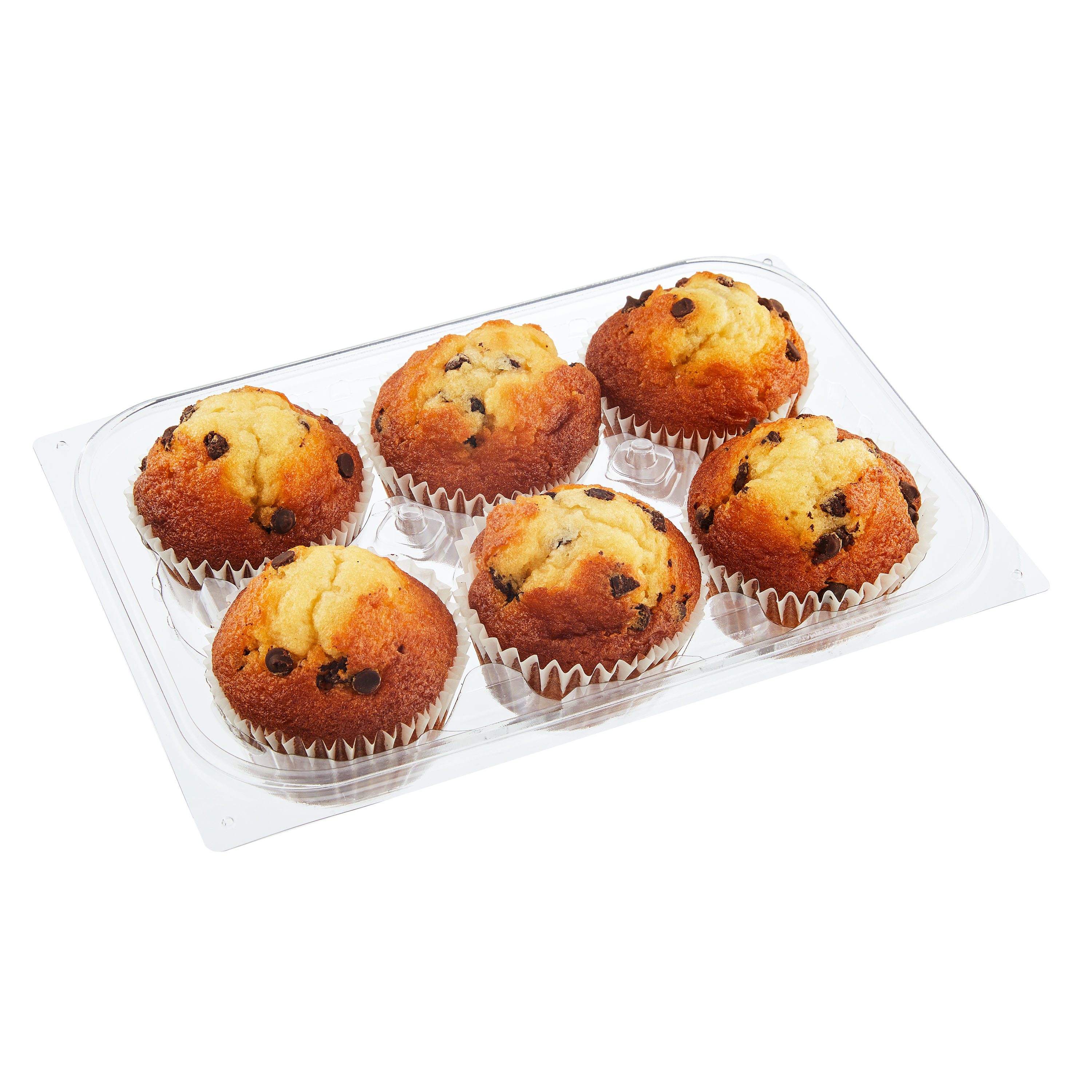 Freshness Guaranteed Chocolate Chip Muffins, 13.5 oz Clamshell, 6 Count thumbnail 2