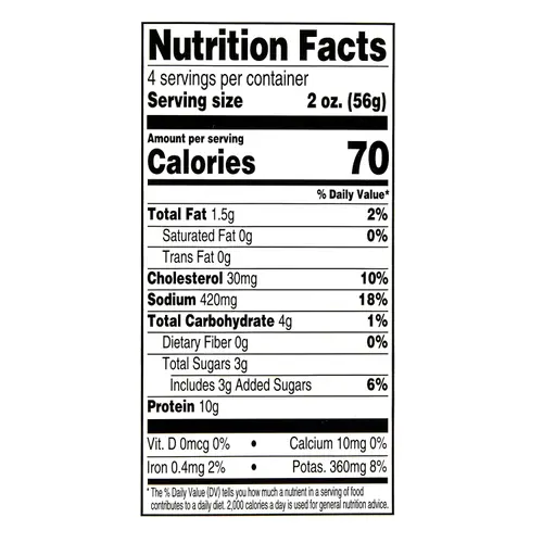 Marketside Natural Sliced Honey Ham, 8 oz thumbnail 4