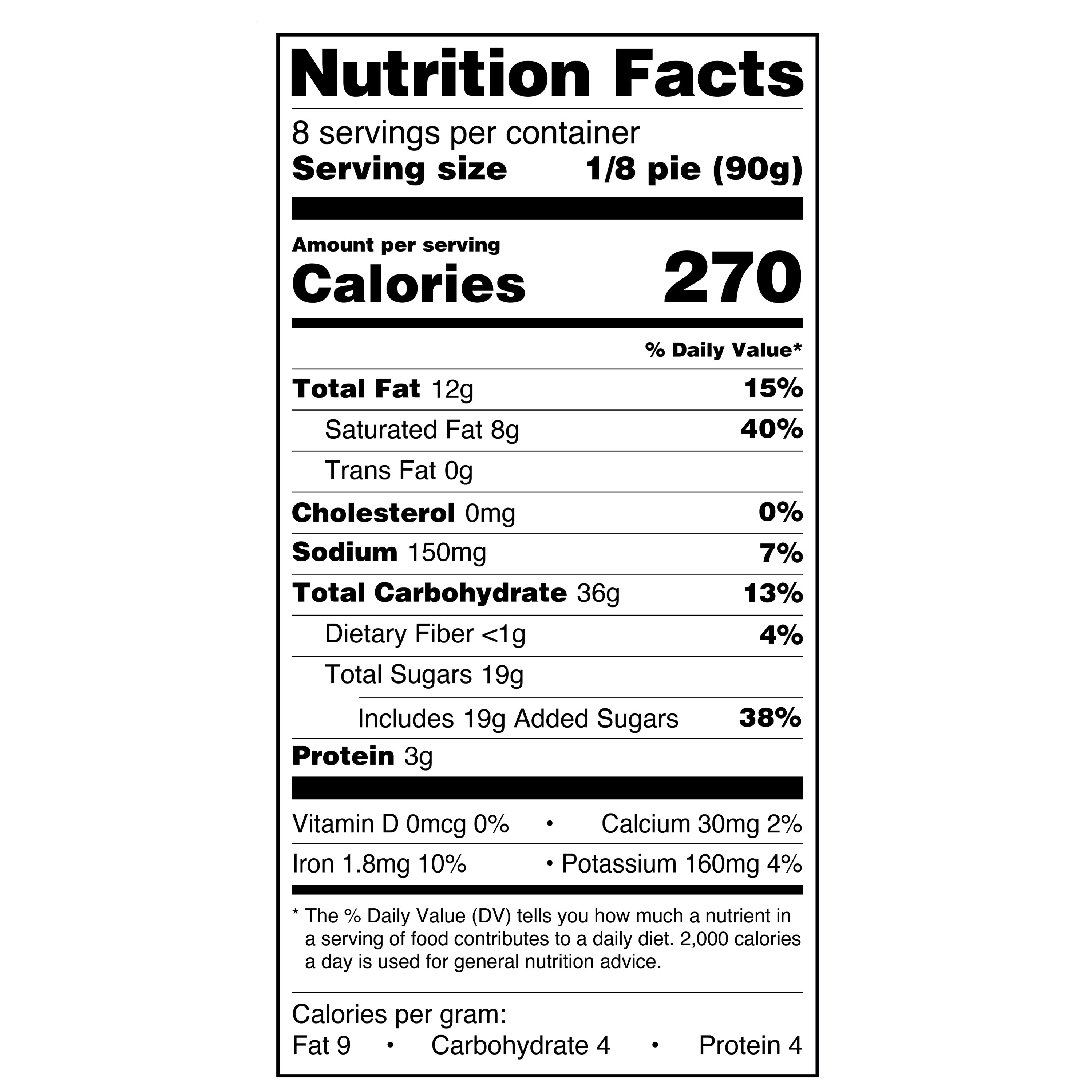 Great Value Chocolate Creme Pie Frozen Dessert, 25.5 oz (Thaw & Serve) thumbnail 3