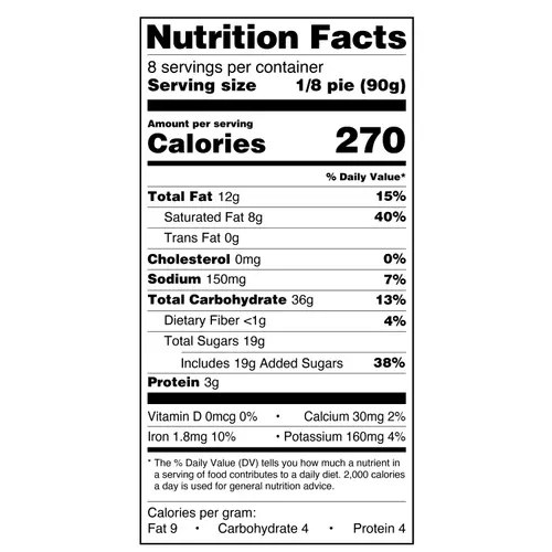 Great Value Chocolate Creme Pie Frozen Dessert, 25.5 oz (Thaw & Serve) thumbnail 3