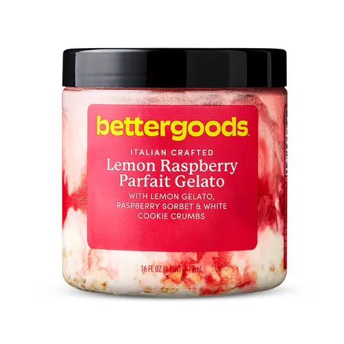 bettergoods Lemon Raspberry Parfait Gelato, 16 fl oz (Frozen)