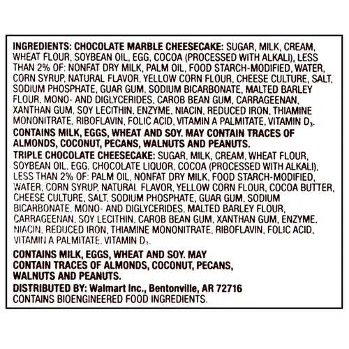 Great Value Chocolate Lovers Cheesecake Sampler, 12 oz, 4 Slices thumbnail 4