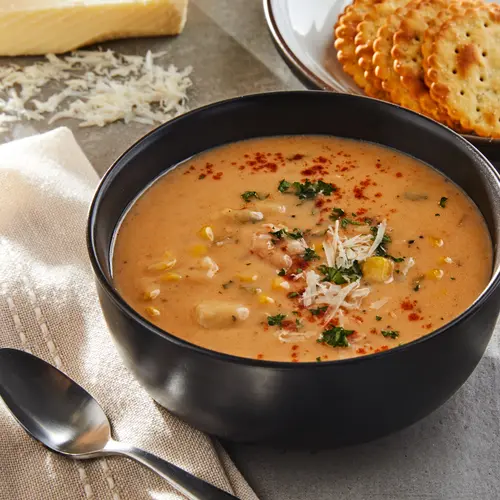 Marketside Shrimp & Corn Chowder, Fresh Deli Soup, 16 oz Cup thumbnail 2