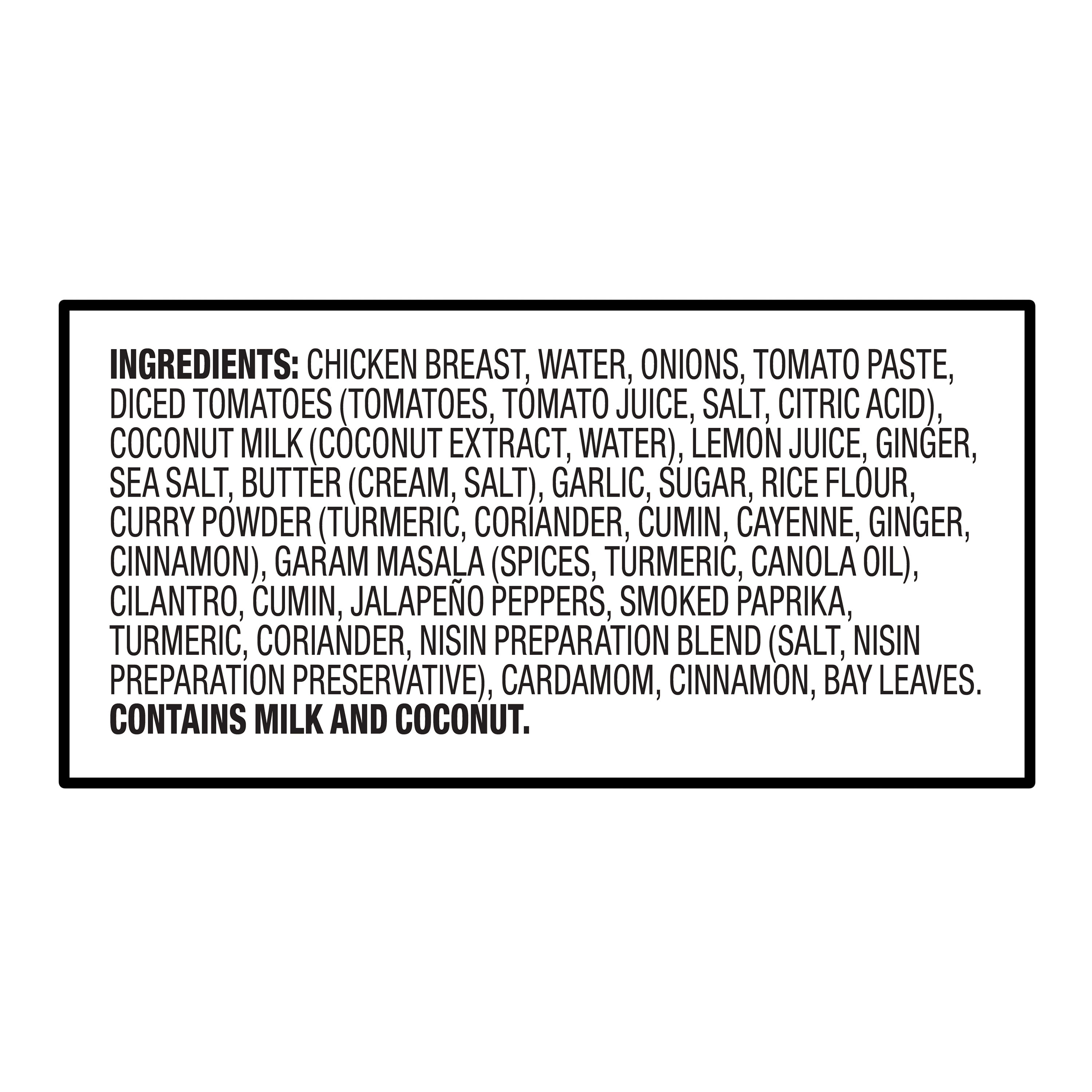 Marketside Ready To Heat Entree Grilled Chicken Breast with Butter Masala Sauce, 16 oz thumbnail 4