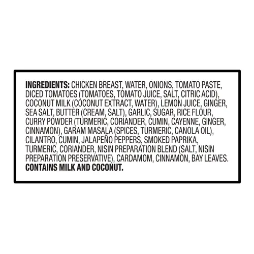 Marketside Ready To Heat Entree Grilled Chicken Breast with Butter Masala Sauce, 16 oz thumbnail 4