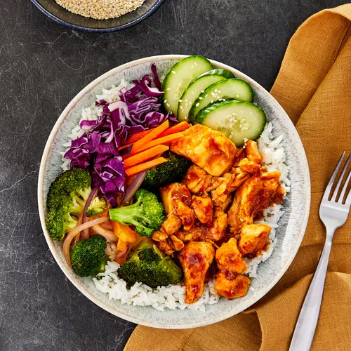 Marketside Ready To Heat Grilled Chicken Breast with Asian Inspired Sweet & Tangy Sauce Entree, 16 oz thumbnail 2