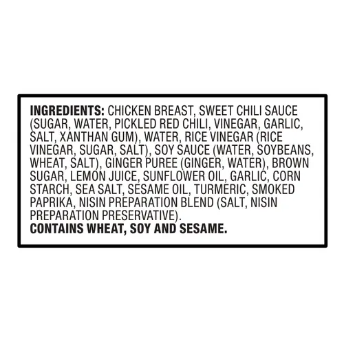 Marketside Ready To Heat Grilled Chicken Breast with Asian Inspired Sweet & Tangy Sauce Entree, 16 oz thumbnail 4