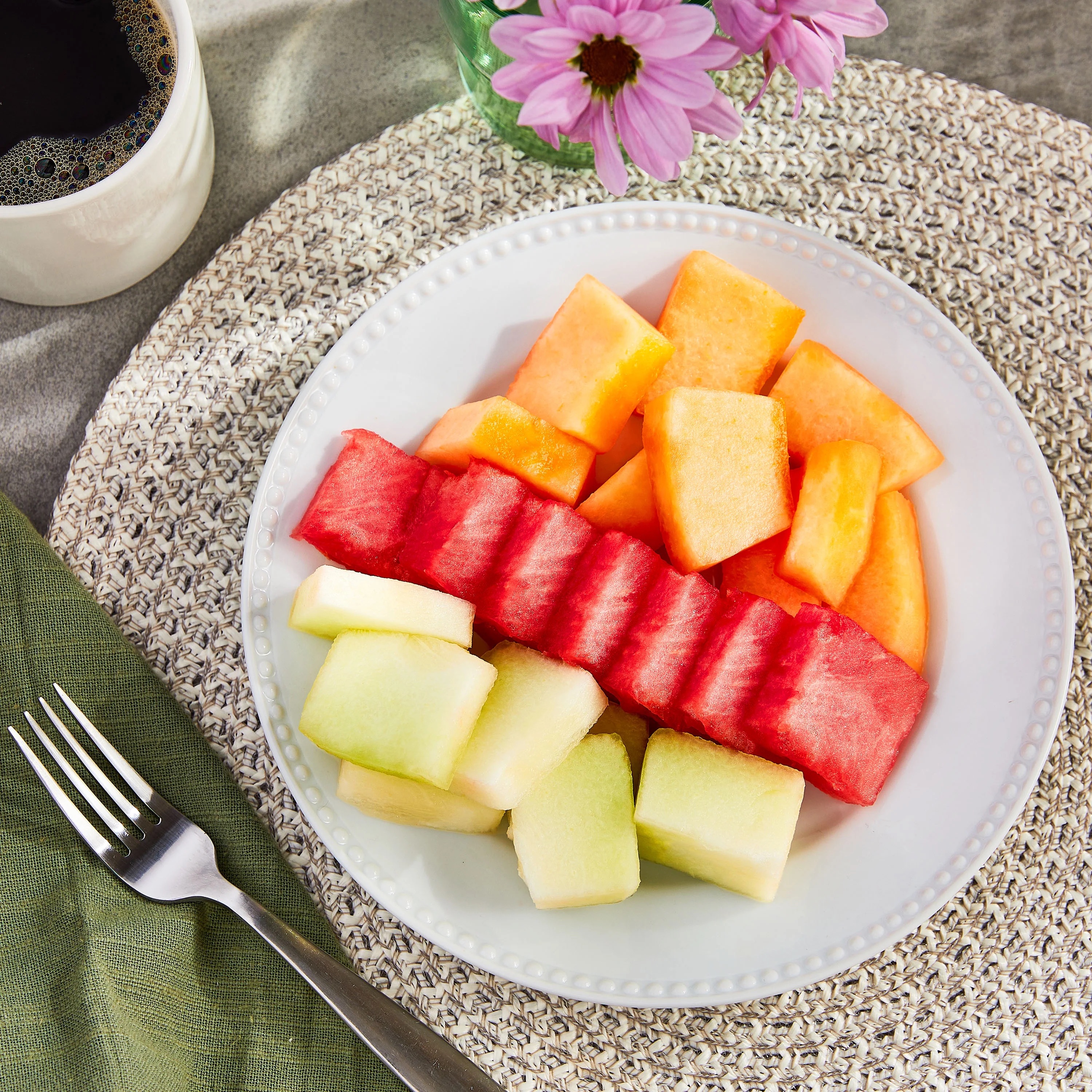Marketside Fresh Cut Melon Trio, 16 oz Tray thumbnail 3