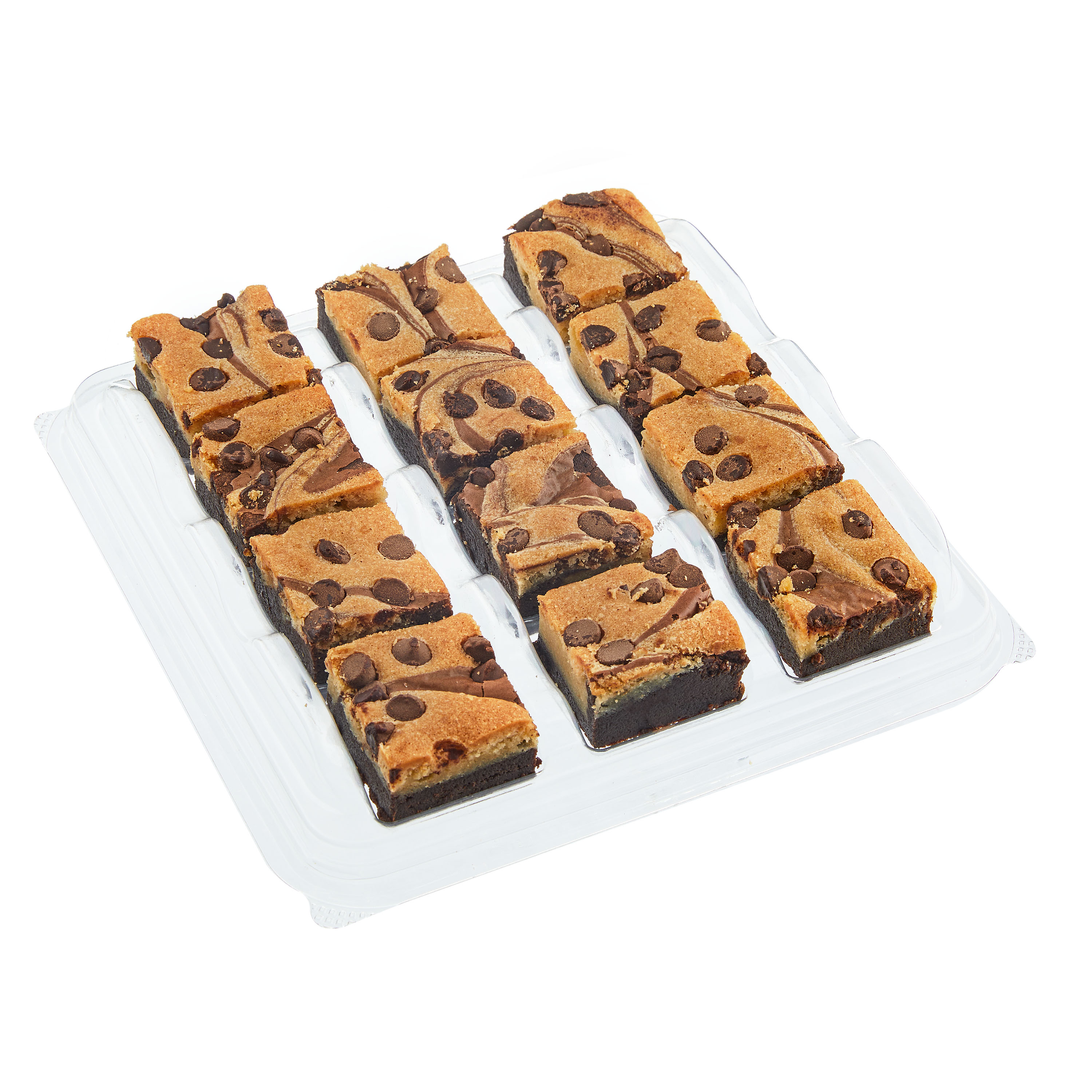 Marketside Bite Sized Brookie Chocolate Brownie Squares, 13.3 oz, 12 Count, Shelf-Stable, Soft, Chocolate Chips thumbnail 2