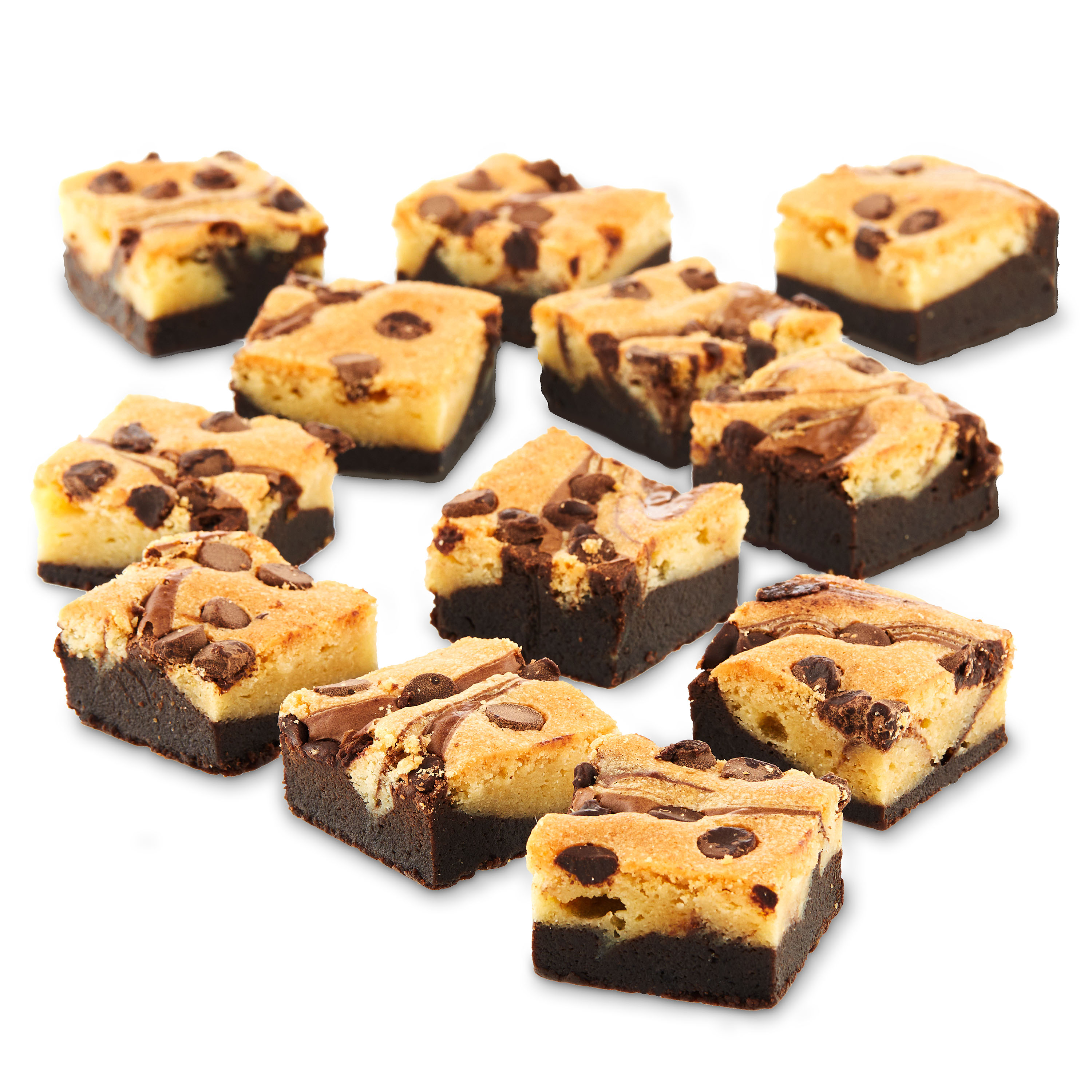Marketside Bite Sized Brookie Chocolate Brownie Squares, 13.3 oz, 12 Count, Shelf-Stable, Soft, Chocolate Chips thumbnail 4