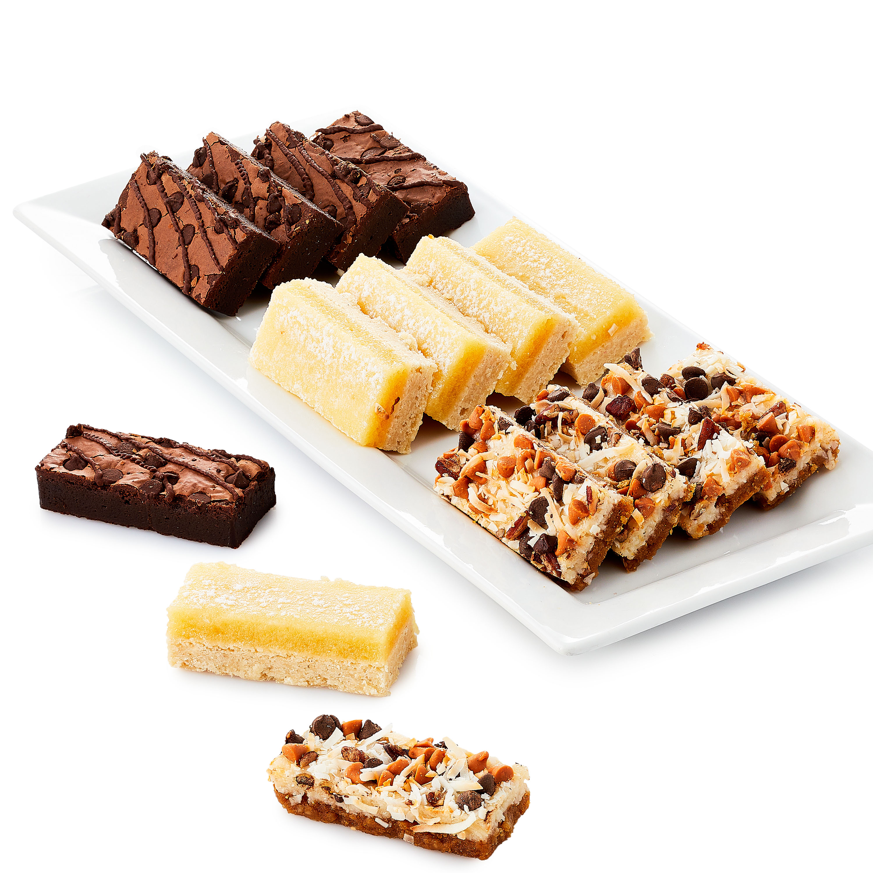 Marketside Brownie, Lemon, Seven Layer Bar Platter, 26 oz, 15 Count, Shelf-Stable, Baked thumbnail 3