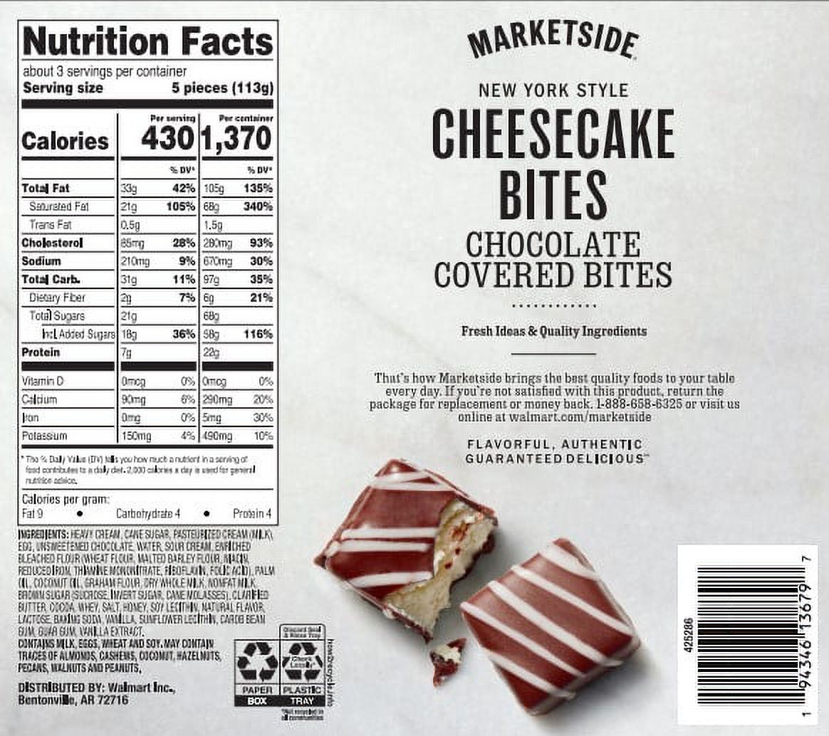 Marketside Chocolate Covered Cheesecake Bites thumbnail 2