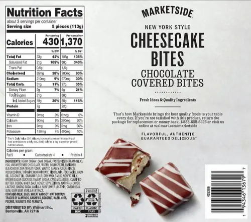 Marketside Chocolate Covered Cheesecake Bites thumbnail 2