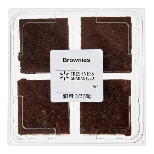 Freshness Guaranteed Chocolate Brownies, 13 oz Clamshell, 4 Count