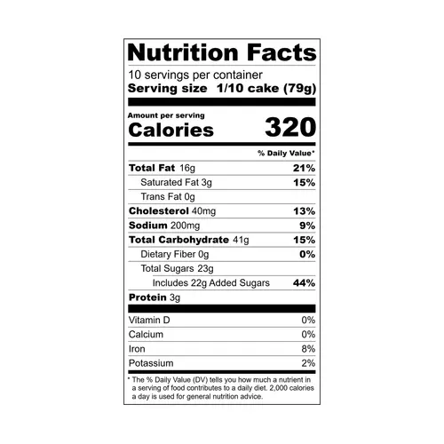 Marketside Louisiana Crunch (Lemon & Coconut) Creme Cake, 28 oz (Shelf Stable) thumbnail 4