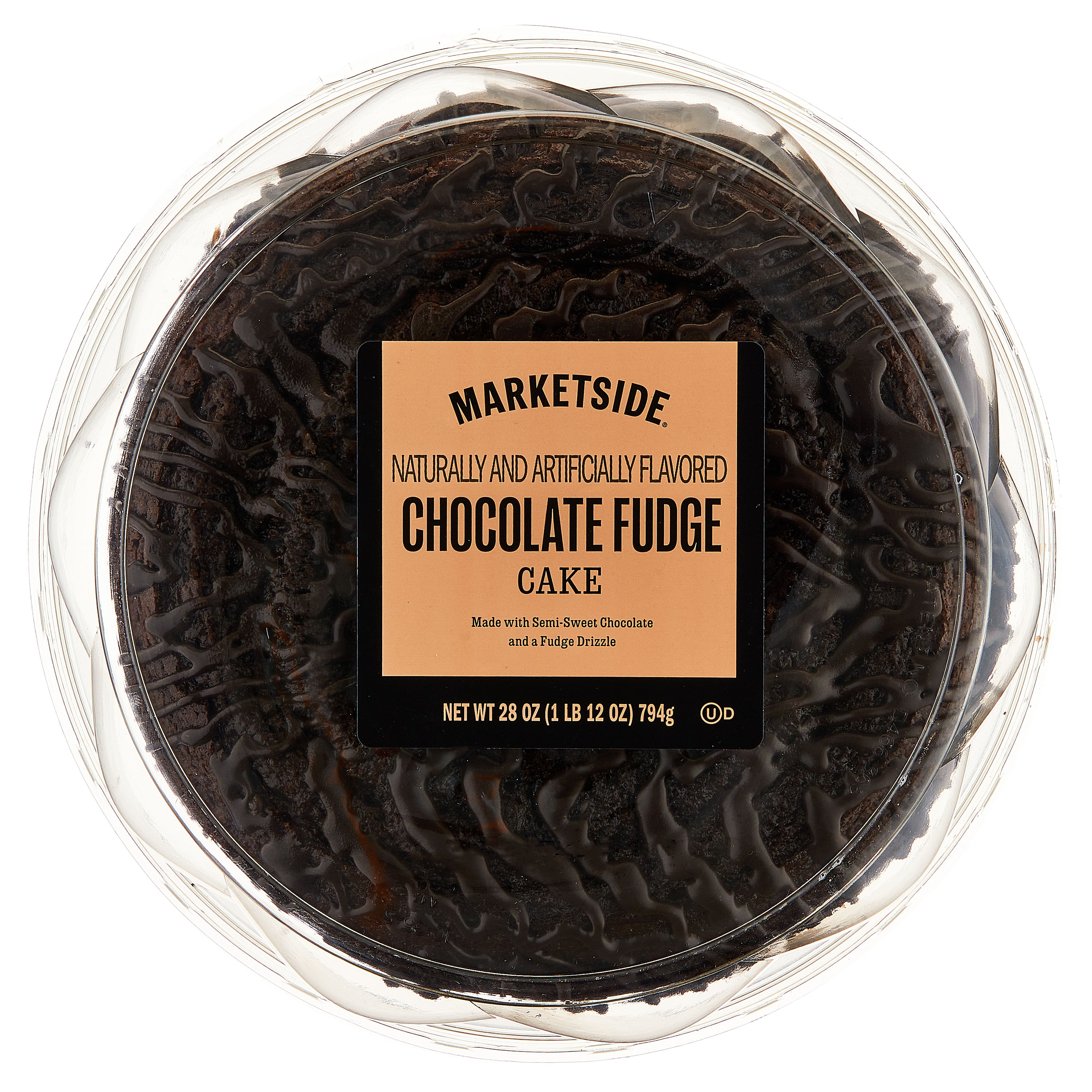 Marketside Chocolate Fudge Creme Cake, 28 oz (Shelf Stable)