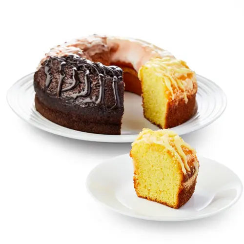 Marketside Variety Creme Cake (Vanilla, Meyer Lemon, Sock It to Me and Chocolate Fudge), 27 oz thumbnail 4
