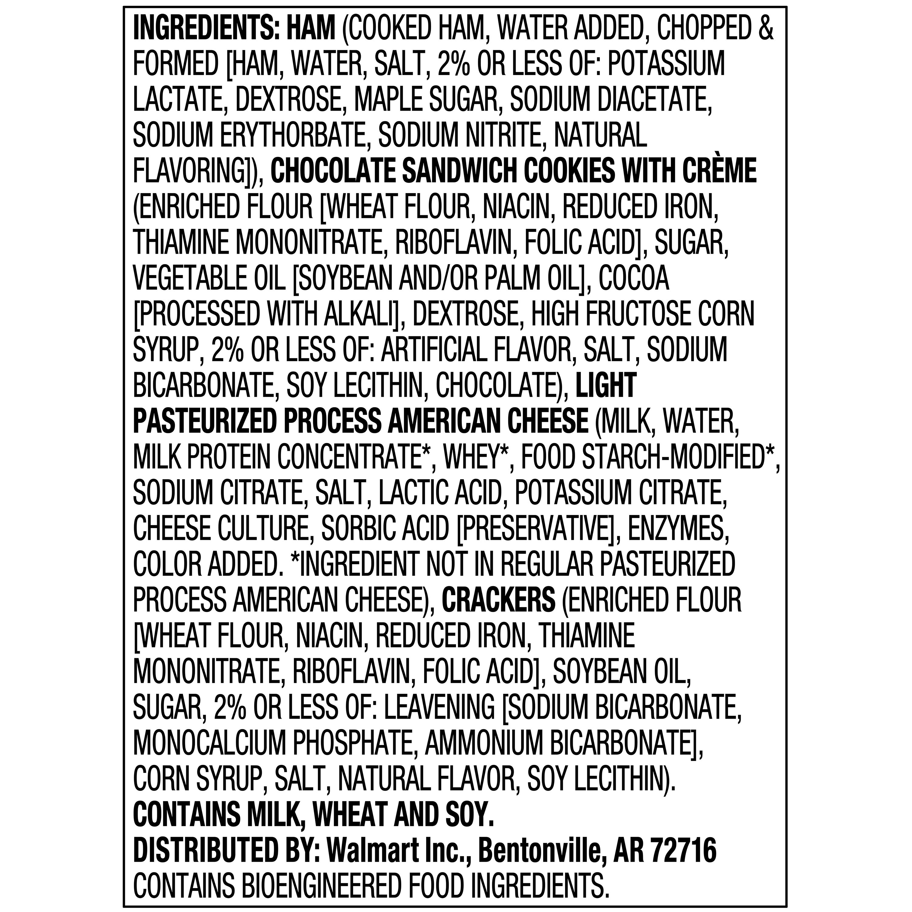 Great Value Ham and Cheese Snack Builders with Cookies, 3.20 oz (Refrigerated) thumbnail 4