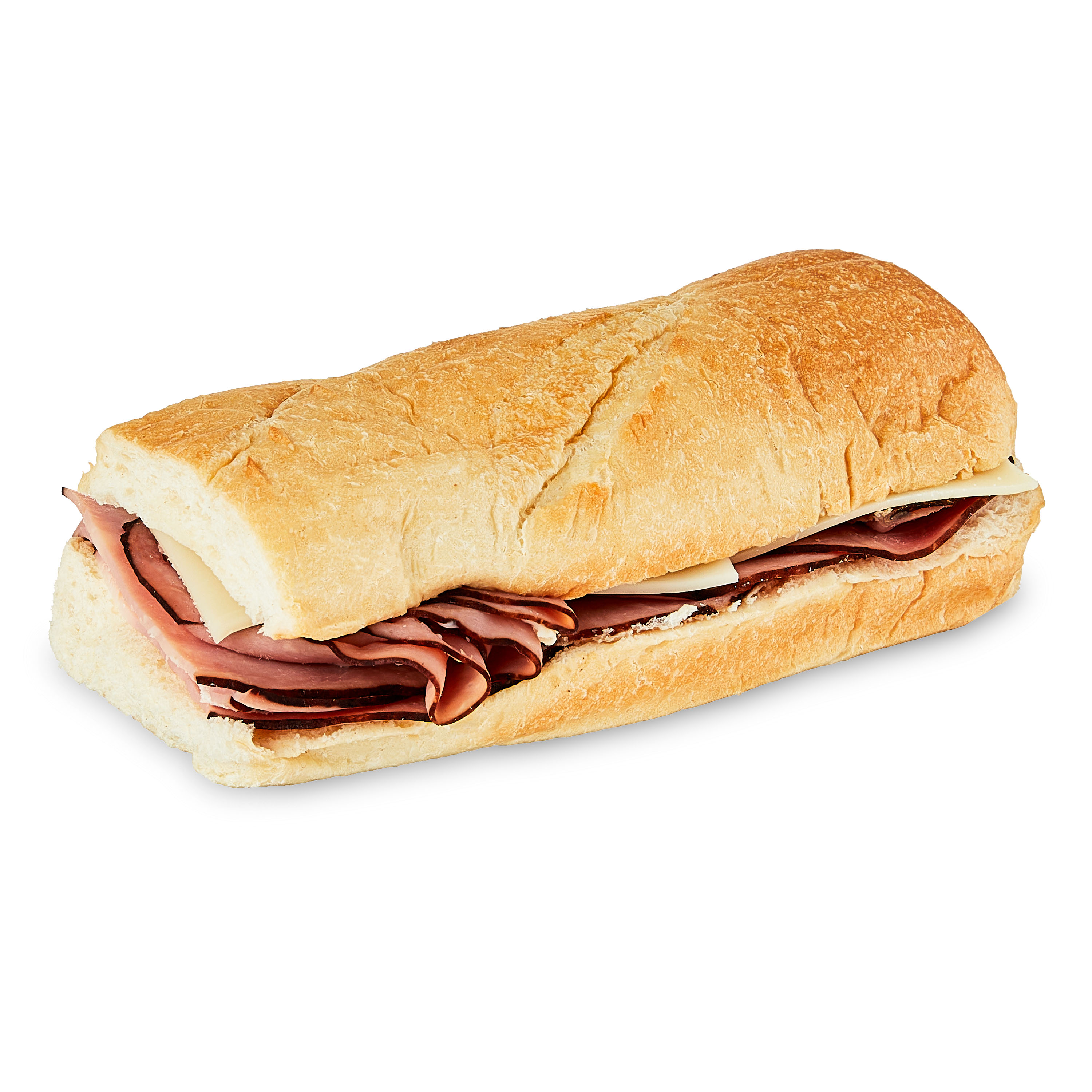 Marketside Extra Meat Ham & Swiss Sub Sandwich, Half, 8.5oz, 1 Count (Fresh) thumbnail 2