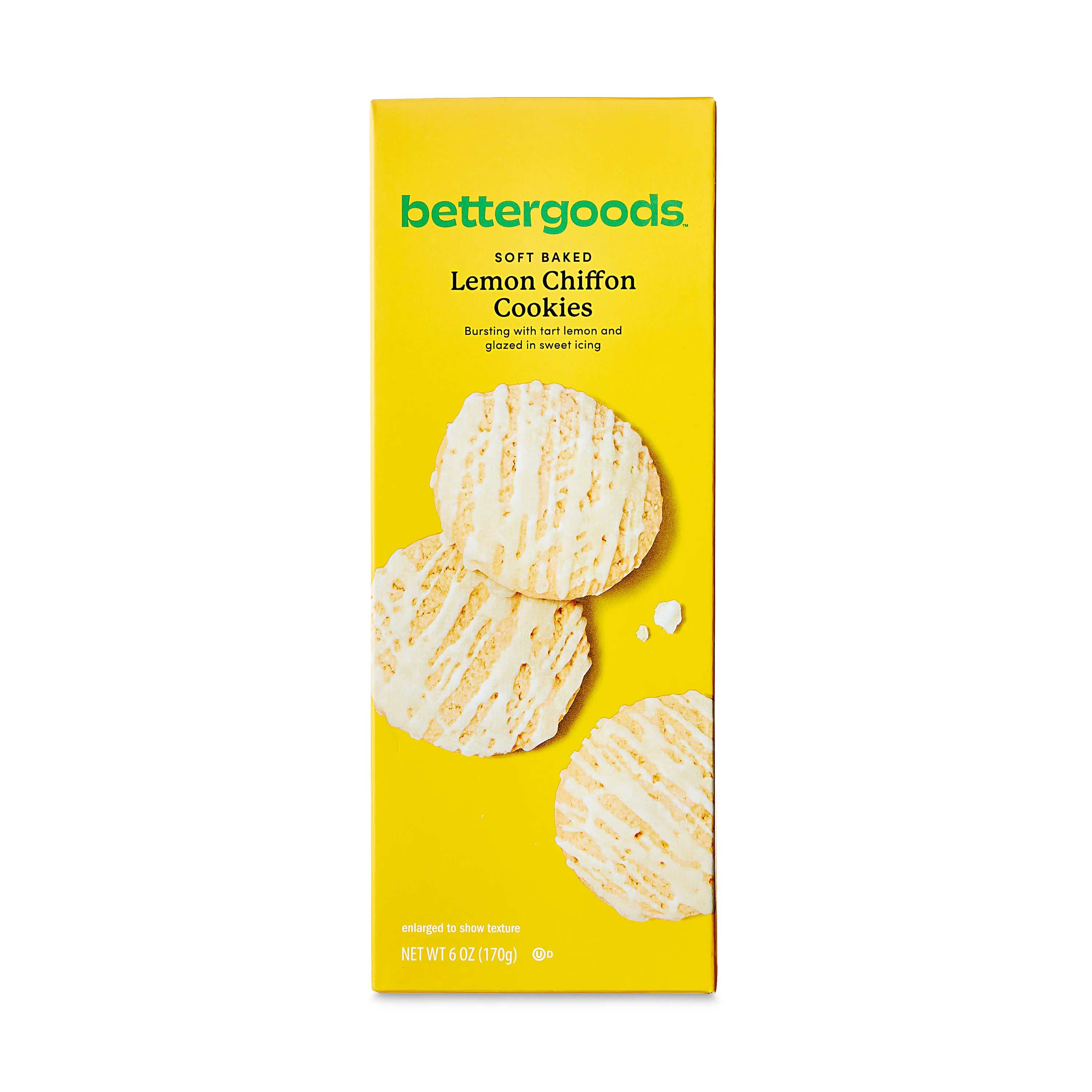 bettergoods Soft Baked Lemon Chiffon Cookies, 6 oz