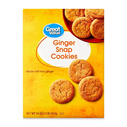 Great Value Ginger Snap Flavor Cookies, 16oz