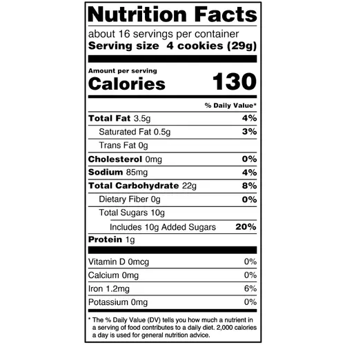 Great Value Ginger Snap Flavor Cookies, 16oz thumbnail 3