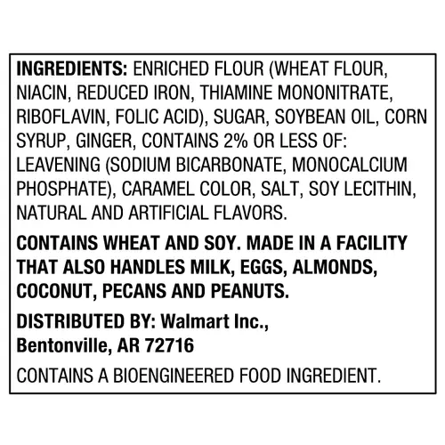 Great Value Ginger Snap Flavor Cookies, 16oz thumbnail 4