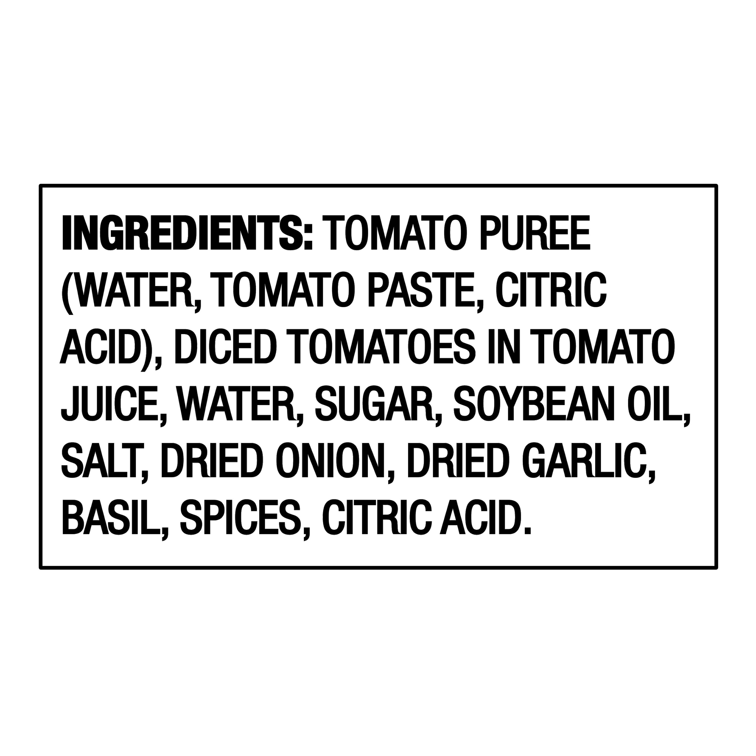 Great Value Tomato Basil Garlic Pasta Sauce, 45 oz Jar thumbnail 4