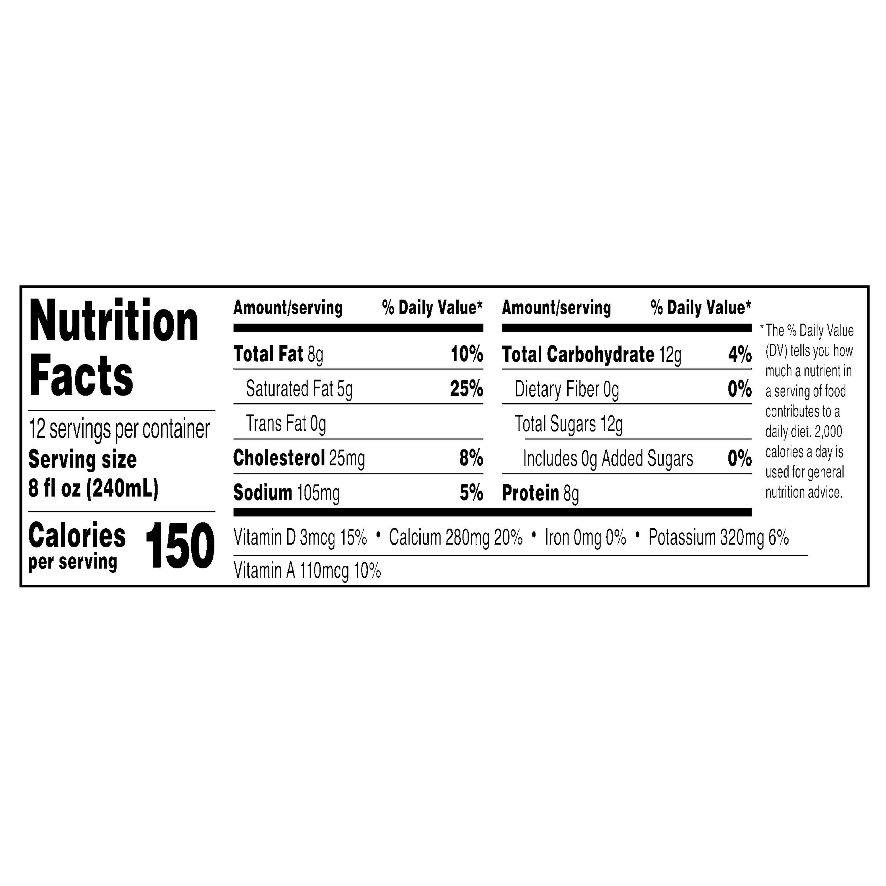 bettergoods Organic Whole Milk, 8 fl oz, 12 Count thumbnail 4