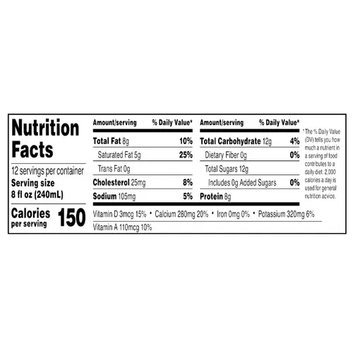 bettergoods Organic Whole Milk, 8 fl oz, 12 Count thumbnail 4