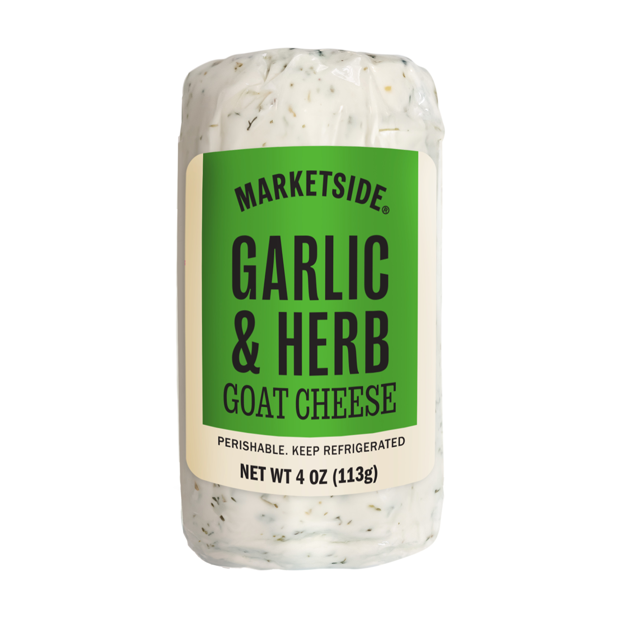 Marketside Garlic & Herb Goat Cheese Log, 4 oz (Refrigerated)