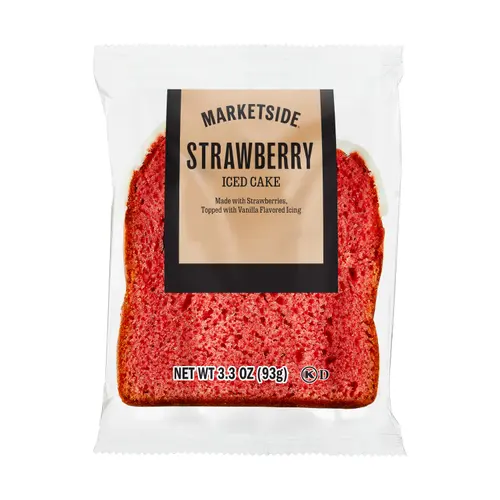Marketside Individually Wrapped Iced Strawberry Cake, 3.7 oz