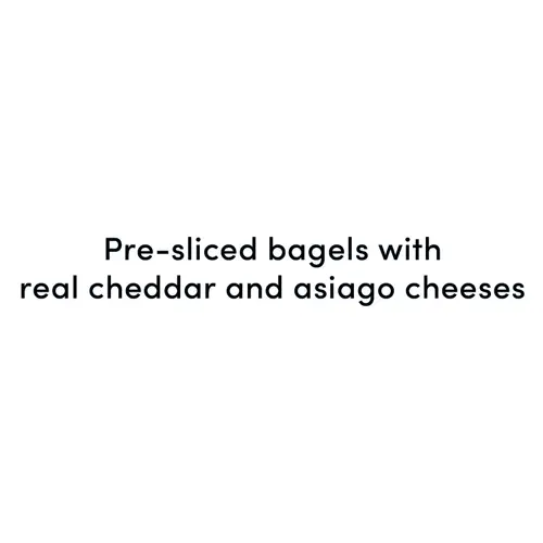 bettergoods Double Cheese Bagels, 15 oz, 5 Count thumbnail 3