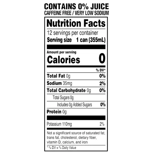 Great Value Twist Up Zero Sugar Lemon Lime Soda Pop, 12 fl oz, 12 Pack Cans thumbnail 3