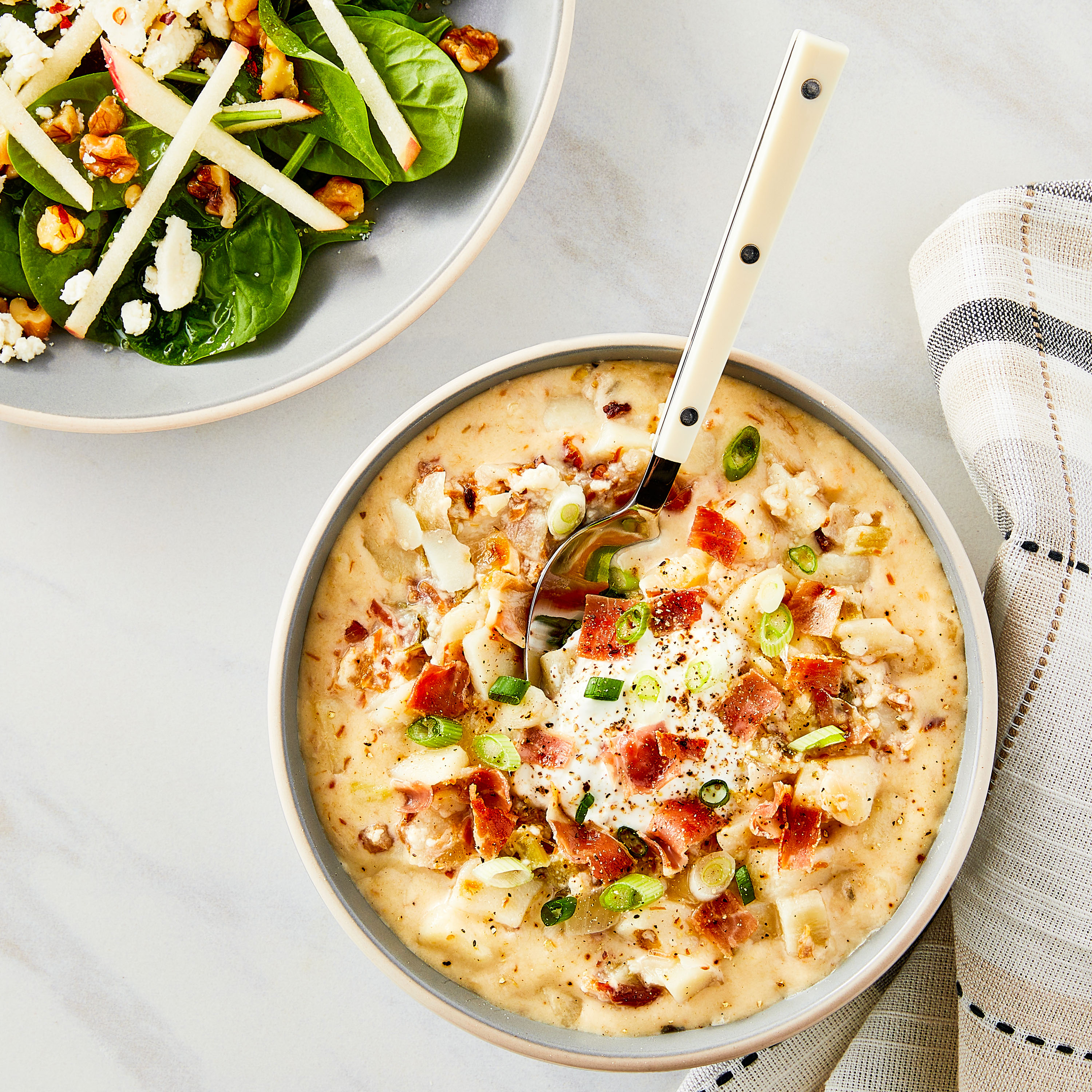 Marketside Loaded Potato Soup, Fresh Deli Soup, 32 oz Cup thumbnail 3