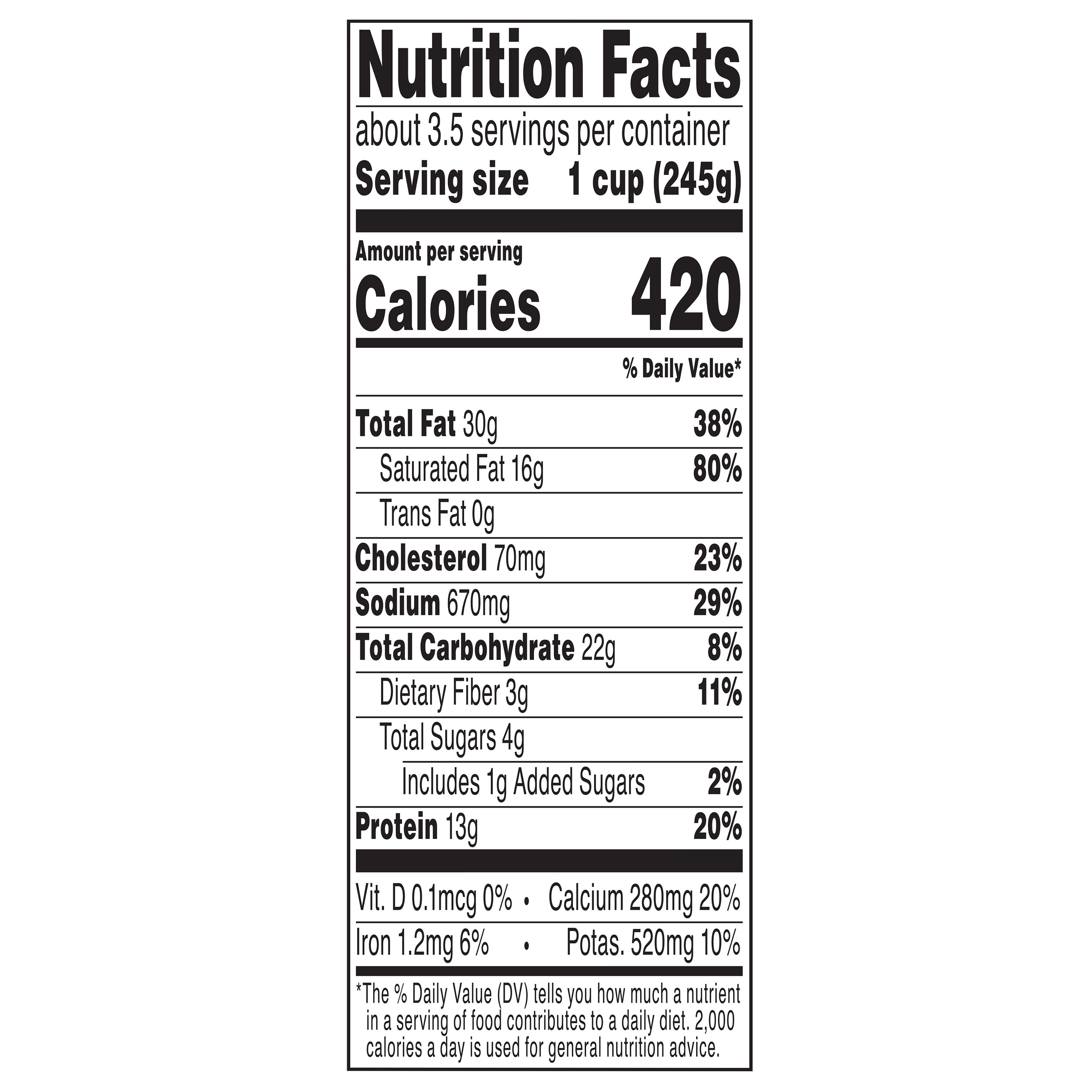 Marketside Loaded Potato Soup, Fresh Deli Soup, 32 oz Cup thumbnail 4