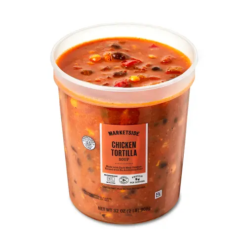 Marketside Chicken Tortilla Soup, Fresh Deli Soup, 32 oz Cup thumbnail 2