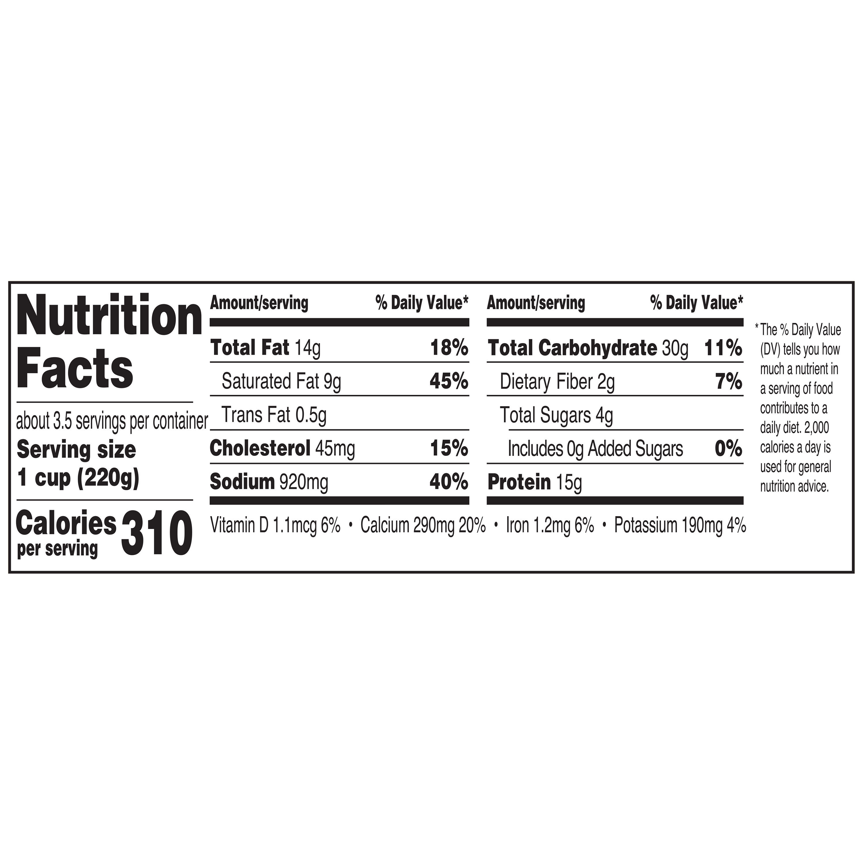 Marketside Ready to Heat Classic Macaroni & Cheese, Family Size Tray, 28 oz (Refrigerated) thumbnail 3